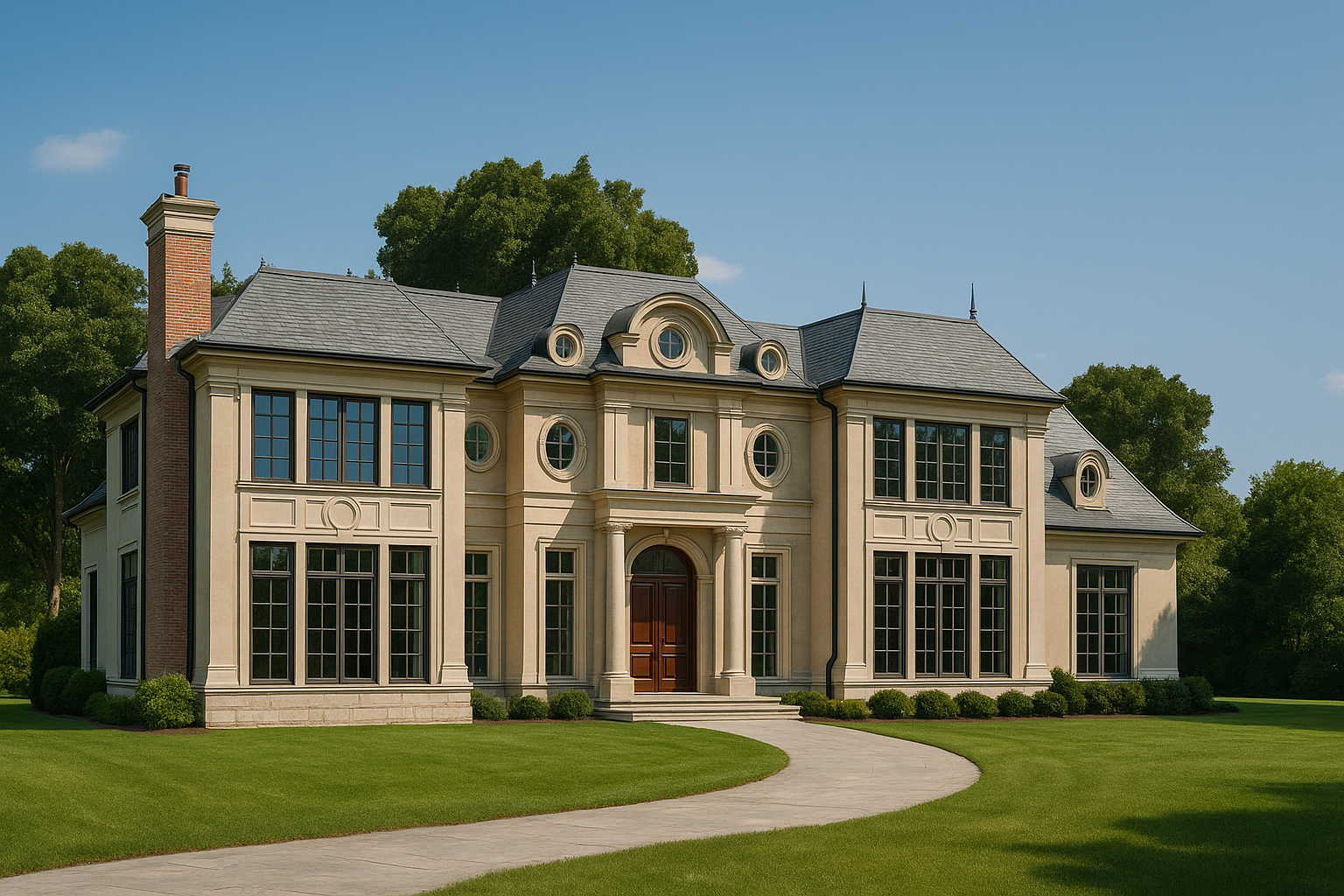 Luxury custom home showcasing Mandruva Construction's premium building standard